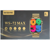 ساعت هوشمند Wisme مدل WS72MAX با بند سیلیکونی و ضد آب